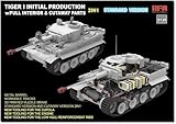 Raifield Modell RFM5130 Tiger I Schwerer Panzer Anfang 1943 mit Innenteilen und Coupons Normaledition Kunststoffmodell