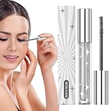 Splitter-Mascara für Wimpern, Wimpern-Mascara, Wimpernverlängerungs-Mascara mit Glitzer, Verlängernde Volumen-Mascara für üppige Wimpern und Brauen