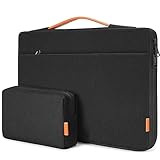KIZUNA 17 Zoll Laptoptasche Notebook Tasche Laptop für 17' Lenovo IdeaPad 3i/17.3' ThinkBook Plus 17/LG gram 17' 2022/Razer & MSI 17/Dell X17 R1/ASUA Vivobook 17/HP Sleeve Hülle Bag Handtasche,Schwarz