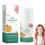 Kinderdeodorant, Vanille-Zitrus-Deodorant, natürliches Deodorant, frisch und angenehm, sanfter Schutz vor Schweiß und Geruch