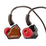 LINSOUL 7Hz x Crinacle Zero:2 In-Ear-Monitor, Aktualisierter 10mm dynamischer Treiber IEM, kabelgebundene Ohrhörer, Gaming-Ohrhörer, mit OFC IEM-Kabel für Musiker (Orange)