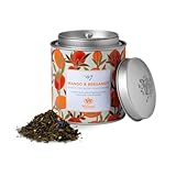 Whittard® | Grüner Tee Aroma Mango und Bergamotte | Grüner Tee Aromen Blumen und Früchte exotisches Loseblatt Metalldose - 1 x 100 g
