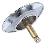 GALPADA Badewannenabdeckung Badekette Badewannenstöpsel und Kette sinkt Sieb Drain stoppers abfluss Abdeckung dekorativer Stöpsel für Waschbecken Badewannenablassschraube Kupfer Colorful