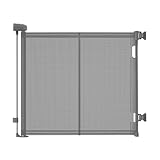 Treppenschutzgitter Ausziehbare für Babys,0-140cm,83cm Hoch Baby Absperrgitter Treppenschutzrollo,Einhändig Bedienbar treppengitter ausziehbar,Geeignet für Treppen/Türen/Innen & Außen