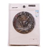 Waschmaschinenabdeckung – Front- und Oberladeschutz für automatische Waschmaschinen, staubdichtes, wasserdichtes strapazierfähiges Material mit Gummizug, ideal für Zuhause, Wohnheim, Schule