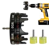 Lnhgh Gewindestangen Mutternschlüssel - Sechskant-Aufsatz für Bolzen - Schnellwechsel-Gewindestangen-Futter - Für Elektriker Wartungstechniker Schwerlastausrüstung