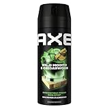 Axe Bodyspray Wild Mojito & Cedarwood Deo ohne Aluminium sorgt 48 Stunden lang für effektiven Schutz vor Körpergeruch 150 ml