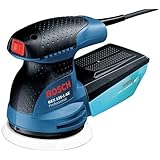 Bosch Professional Exzenterschleifer GEX 125 -1 AE (125 mm Schleifteller, 250 Watt, inkl. Microfilter Box, 1x Schleifpapier)
