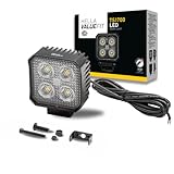 HELLA Valuefit TS1700 LED Arbeitsscheinwerfer 12V - 24V 1700 Lumen Nahfeldausleuchtung starke Lichtleistung in kompaktem Design Offroad LED Scheinwerfer für Traktor Auto LKW SUV ATV -1GA 357 110-012