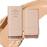 Foundation Stick mit Pinsel, Full Coverage Foundation Stick, 2in1 Matte Creme Foundation, Cream Foundation Makeup, Wasserfest & Langanhaltend Concealer Abdeckung Grundierung mit Hoher Deckkraft
