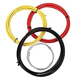 Supvox 3 Sätze bremsschlauch Satz Kabel Bremsleitungen vorne hinten Fahrradbremse Gang Fahrrad Bremszug Set Bremszug Fahrrad Mountainbike Bremsen Fahrrad bremsleitung tausch Bremse PVC