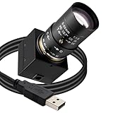 Svpro 5-50mm Zoomobjektiv USB Kamera 5MP 30fps High Definition Webcam Manueller Fokus Computerkamera 10X Optischer Zoom Industrielle Lightburn Kamera IMX335 UVC Teleskop USB Sicherheitsvideo Kamera