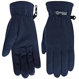 Lakeland Active Kendal Herren Thermo-Fleece-Winterhandschuhe, Marineblau, Größe L