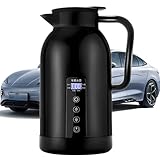 Elektrischer Wasserkocher für Auto - Auto Wasserkocher 12V | Elektrischer Wasserkocher beheizter Wasserkessel, Reise-Wasserkocher 24V/12V für Auto/LKW, Wasserkocher
