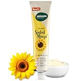 Naturata Vegane Salat Mayonnaise, ohne Ei - 190 ml | Demeter-Qualität | Kalorienreduziert & Fettarm | Vegane Alternative zu Mayonnaise | Mit Sonnenblumenprotein | Ideal für Salate & Sandwiches