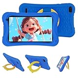 DigiLand 7' Android-Tablet für Kinder, 4 GB RAM + 32 GB ROM, Doppelkamera 2 MP + 5 MP, sicherer Augenschutz, Bildung, Tablet für Kleinkinder mit WLAN, Spielen, App zur Kindersicherung (Blau)
