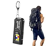 Schlüsselanhänger-Taschenlampe – Mini-Taschenlampe, Wiederaufladbares Licht | Kompaktes ABS-Gehäuse, Chip-On-Board-LED, Helle Tragbare Clip-Lampe, Reise-, Wander-, Camping- Und Outdoor-Werkzeug Mit Nä