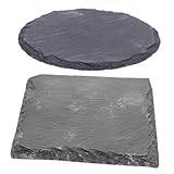 VANZACK 2Stücke Schildkröten Basking Plattform aus Stein Multi-funktionale Futter Sonnenplattform für Reptilien für Aquarien und Terrarien Farbecht und Langlebig