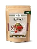 Biojoy BIO-Sumach Gewürz (250 g), türkisch, Sumach fein gemahlen, 5% Steinsalz