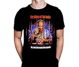 Wild Star Hearts WSH - Silence of The Lambs - Psychologischer Horror Halloween Film Fan Merchandise Herren Schwarz T-Shirt, Schwarz , L