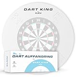 ELANI – Schutzring Dart Surround inkl. Abwurflinie für alle Scheiben- optimaler Schutz von Wand, Dartpfeil und Flight – Dartboard surround Dartscheibe Schutzring–Wandschutz Dartscheibe, Dart catchring