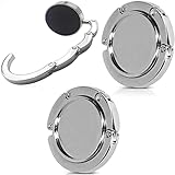 PIQIUQIU 2X Tischhaken Handtasche Haken Handtaschenhalter HandtaschenaufhäNger Faltbarer, Die Auf Dem Schreibtisch Café-Shop Oder In Der Bibliothek HäNgen