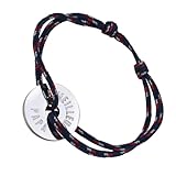 CALLARON 1Stk Mann handgewebtes Armband graceling gracy für vatertag Handgefertigtes Armband jewelon berühren doppellagiges Armband Handornament Armreif Rostfreier Stahl