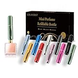 COLAYERIST 10 Stück Parfümzerstäuber Nachfüllbar, 5ml Mini Parfüm Zerstäuber für Unterwegs, Parfum Abfüller mit Fenster und Auslaufsicherem System für Reisen, Business und Outgoing