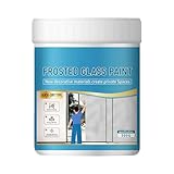 Sichtschutzfarbe für - Milchglasfarbe, Milchglasfarbe, matte Glasfarbe, Sichtschutzfarbe auf Wasserbasis, Glasflaschen in handwerklicher Farbe, Glasfarbe Esme