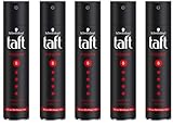 5x Schwarzkopf Taft Haarlack Power Haltegrad 5 Haarstyling,Haarspray für alle Haartypen,bis zu 72 Stunden starker Halt, vegane Formel* 250ml (5er Pack)