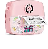 Sofortbildkamera Kinder,Kinderkamera Kompaktkameras 1080P HD Sofortdruck von Fotos,Geburtstagsgeschenk Weihnachten Geschenk Spielzeug ab 3 4 5 6 8 7 9 10 11 Jahre Mädchen Jungen 3 Rollen Fotopapier
