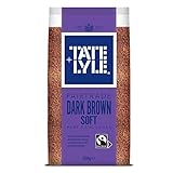 Tate & Lyle Fairtrade Dark Brown Soft Pure Cane Sugar Brauner Zucker Rohrzucker 500G – importiert von Shestore24