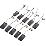 10 Stück Kohlebürsten Ersatz Set für Bosch Bohrer 540 DCE GSH 5CE GSH 5 E 540 DE Kompatibel mit Bohrhammer 11235EVS 11241EVS 11248EVS und 11318EVS Modelle