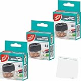 usy Bundle für Gut&Günstig Doppelanspitzer für dicke und dünne Stifte 3er Pack (3x1 Stück) + usy Block