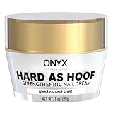 Hard As Hoof Nail Strengthening Cream with Cherry Almond Scent Nail Strengthener & Nail Growth Cream Prevents Splits, Chips, Cracks & Strengthens Nails, 1 oz by Hoof