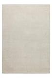 Wecon Home, Moderner Hochflor Teppich - Läufer im Berber Style für Wohnzimmer, Flur, Schlafzimmer Studio Zero (80 x 150 cm, Creme beige)