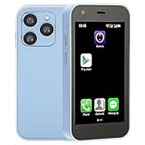 Entsperrtes Handy, XS15 3G WiFi-Smartphone, 2 GB 16 GB, Dual-SIM-Smartphone, 3-Zoll--Kindertelefon für Android 8.1 (Meerblau)