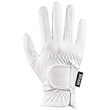 uvex Sportstyle - dehnbarer Reithandschuh für Damen und Herren - exzellenter Grip & strapazierfähig - touchscreenfähig - White - 7.5