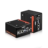 CWWK X86-P6 N150 Mini PC Pocket-NAS, 4 Bay M.2 NVMe Mini Computer mit 2 x i226-V 2.5GbE LAN, Micro PC Barebone DDR5 NO RAM/SSD/OS, Support WiFi7/BT5.4 Expandable, 2-Display, USB3.2