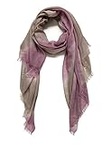 AMA PURE Stolen, Schal, Accessoires - TIE&DIE MALVA, Rosa und Beige, Einheitsgröße