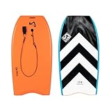 Mesle Bodyboard Kinder & Erwachsene Speed Skin mit Leash, Anfänger & Fortgeschrittene Surfbrett für Strand, Meer, Schwimmbad, Surf Schwimmbrett für Wasser, Surfboard, Boogie Board