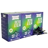 Apsara Premium Detox Tee und Slim Tea in Beutel, unterstützt Entschlackungskur, Krautertees 3 er Set (60 Teebeutel), Stoffwechsel anregen