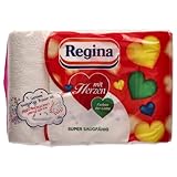 Regina mit Herzen Haushaltstücher 3-lagig, 4 Rollen 45 Blatt