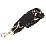 ULDIGI Verstellbarer Banjo Schultergurt mit Vintage Muster Breiter Gitarrengurt für Banjo Ukulele Bass und Akustische Gitarren Komfortabel und Praktisch Längenverstellbar für Armstütze