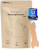 Ellicit Nasenpflaster Tan, 30er Pack Premium Nasenstrips, gegen Schnarchen, Extra Halt für Sport & bessere Schlafqualität, besser Atmen bei verstopfter Nase, Nasal Strips [für jede Nase]