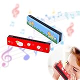 COYUN 2 Stück Mundharmonika Kinder, Harmonica for Children 16-Hole Children's Harmonica Mundharmonika Kinder Harmonica Toy AnfäNger, für Student, Anfänger und Profis Geschenke für Kinder