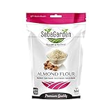 Seba Garden Mandelmehl Extra Fein Blanchiert, 1 kg wiederverschließbar, aus Kalifornien