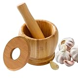 und Mörtelschüssel | Gewürzmühle aus Holz, manuelles Werkzeug zum Zerbrechen von Sesam zu Hause, Hobbyköche, Küchenliebhaber, Mahlzeitenbereiter, Rezeptentwickler