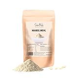 SlimBack - Mandelmehl entölt - Premium Mehl Ersatz zum Backen, 1er-Pack, 200g, Keto & glutenfrei