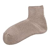 Snow Peak Vollflor-Kurzsocken, beige, Größe M, schweißabsorbierend und schnelltrocknend